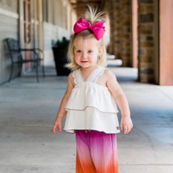 Matilda Jane Kid´s Casual Lace Top In Beige Size 4 NWT - Picture 2 of 9